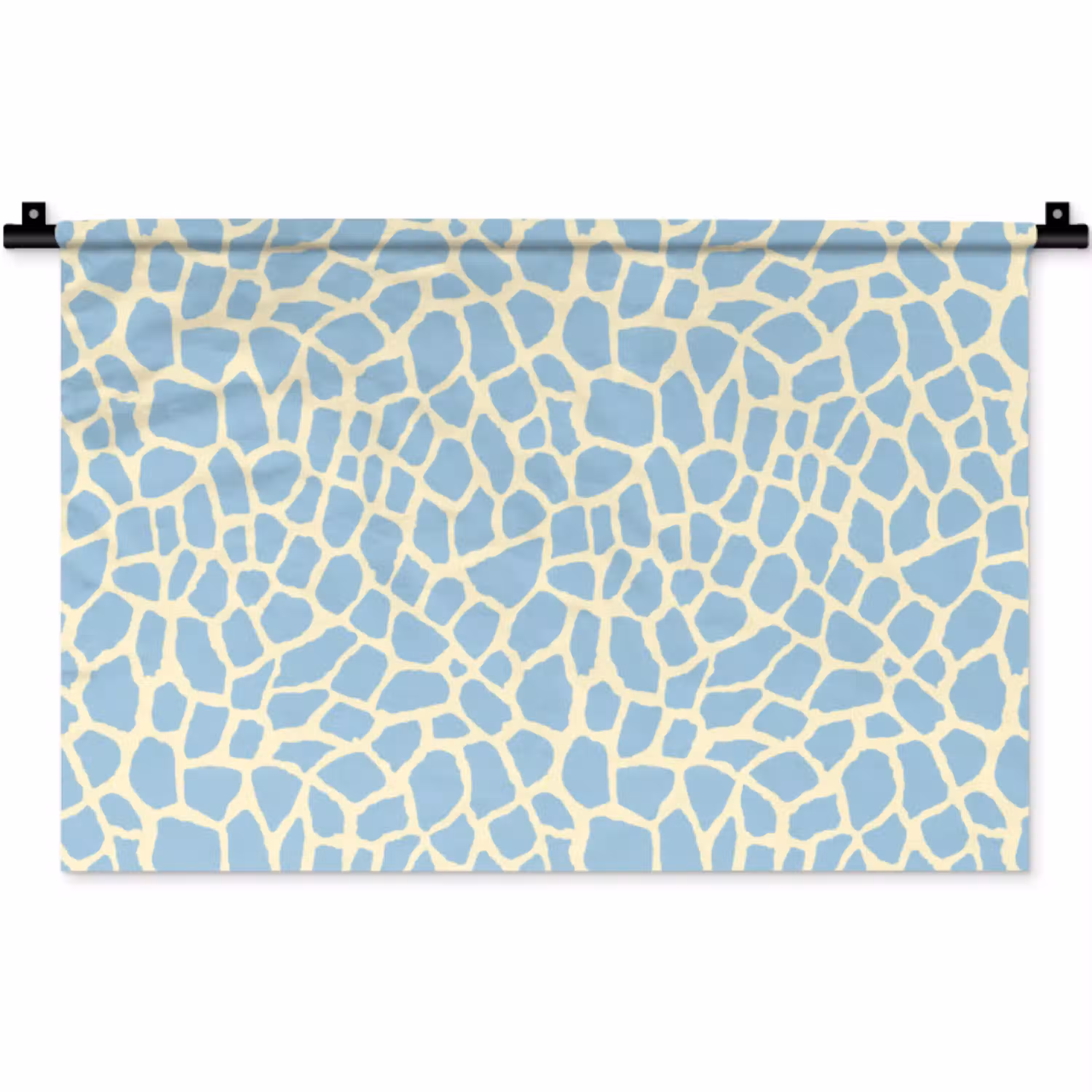 Giraf - Modern - Blauw Wandkleed katoen klein 269 -zz3d