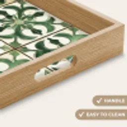 Interieur - Keramiek - Decoratie - Spaans Dienblad Rechthoek middel -USP_HandgreepEN