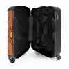 Zonnetjes patroon NBS - Handbagage koffer - Volwassenen Unisex middel -binnenkant