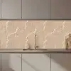 Beige - Marmer - Organisch - Wit keuken achterwand 2 middel 871 zz_3dshopping
