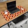 Geometrisch - Retro - Oranje Muismat XXL klein 681 -sfeer1