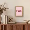 Statement - Krachtig - Roze Light Box met kabel (Tafellamp) klein -sfeer2