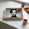 Vrouw - Lolly - Zwart Dienblad Rechthoek middel -sfeer2