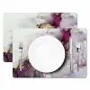 Marmer - Abstract - Goud - Paars Placemat vinyl groot -zzsfeer2_Kitchenyeah-website