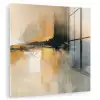 Modern - Abstract - Goud - Zwart plexiglas 5mm klein -zzzproduct_nieuw