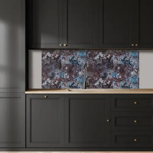 Roest - Blauw - Bruin - Vlekken keuken achterwand 2 middel 871 -sfeer1