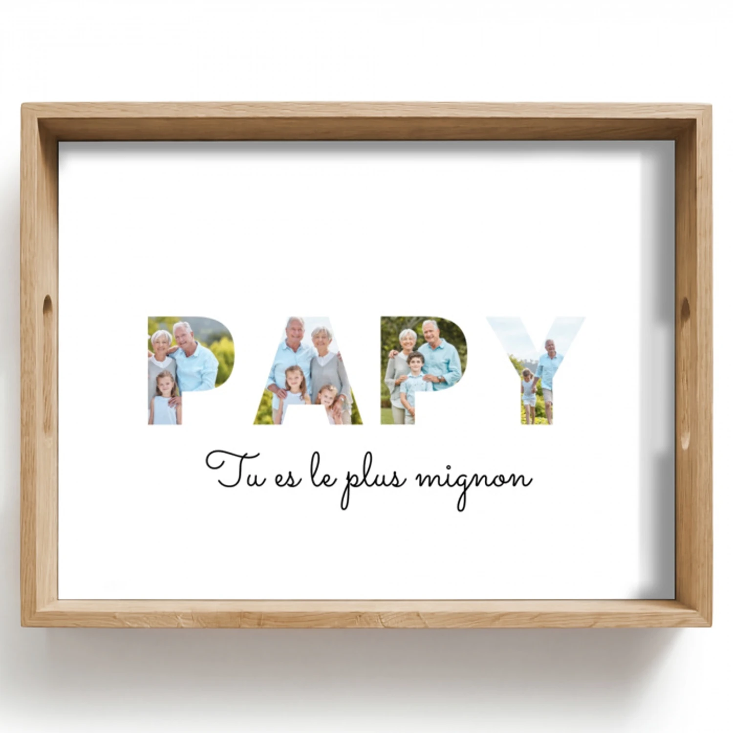 Papy - Collage de lettres Dienblad Rechthoek middel -z3d_shopping