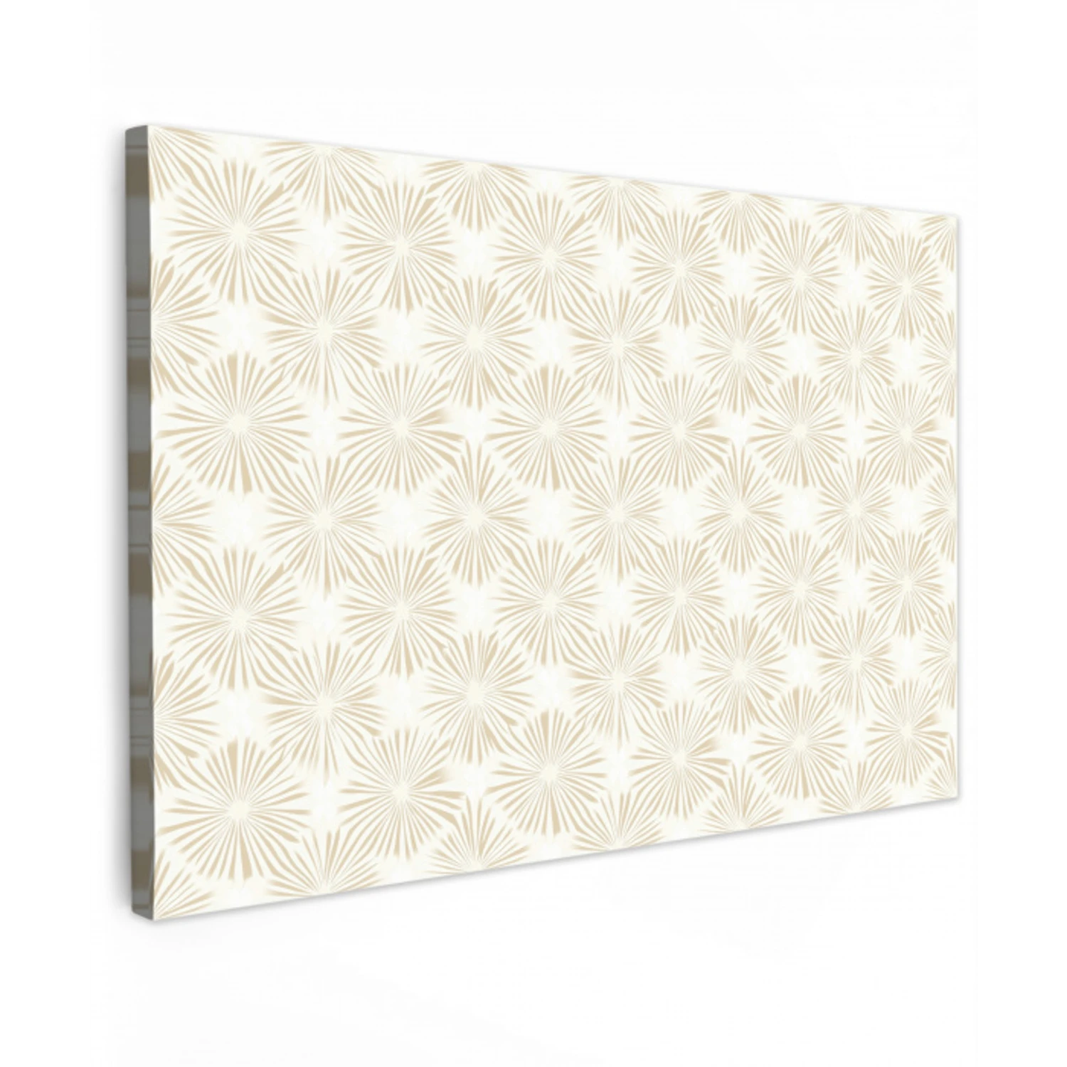 Abstract - Motief - Beige canvas 2cm klein 34 -z3d