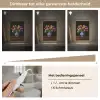 Tulpen - Kleuren - Hout - Vaas Light Box met kabel (Tafellamp) klein -USP_dimbaarNL