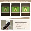 Avocado - Groen - Pit - Gezichtje Light Box met batterij (Wandlamp kind) middel -USP_dimbaarNL