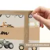 Voertuigen - Illustratie - Kleurrijk Light Box met batterij (Wandlamp kind) middel -USP_websiteprintNL