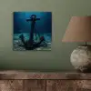 Anker - Ijzer - Zeebodem - Zand aluminium wit klein -sfeer2