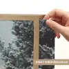 Bos - Winter - Bomen - Natuur - Pad - Sneeuw Light Box met batterij (Wandlamp) middel -USP_websiteprintNL