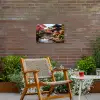 Japanse Tuin in de Herfst Tuinposter op houten frame 2 cm dik klein -sfeer3