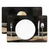 Maan - Cirkel - Goud Placemat vinyl groot -zzsfeer2_Kitchenyeah-website