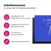 Blauw - I am that woman - Sierlijk - Minimalistisch Inductie beschermer vinyl 3mm klein -zzzzzzz-lf-ups