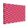 Rood - Roze - Schaakbord - Valentijn Tuinposter op houten frame 2 cm dik klein -3d