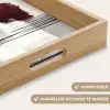 Penseelstreken - Abstract - Lijnen - Rood Dienblad Rechthoek middel -USP_HandgreepNL