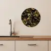 Gouden wervelingen KitchenYeah - Keuken - Wandcirkel Forex klein -sfeer3