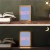 Pretty - Roze - Blauw - Golvend Light Box met kabel (Tafellamp) klein -sfeer3