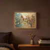 Boom - Abstract - Natuur - Kunst Light Box met batterij (Wandlamp) middel -sfeer4