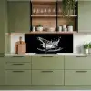Water - Splash - Water - Zwart keuken achterwand 2 middel -sfeer3