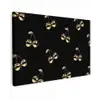 Patroon - Kersen - Goud - Chrome Tuinposter op houten frame 2 cm dik klein -3d