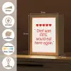 Tekst - Rood - Hartjes Light Box met kabel (Wandlamp) klein -USP_websiteoverzichtNL