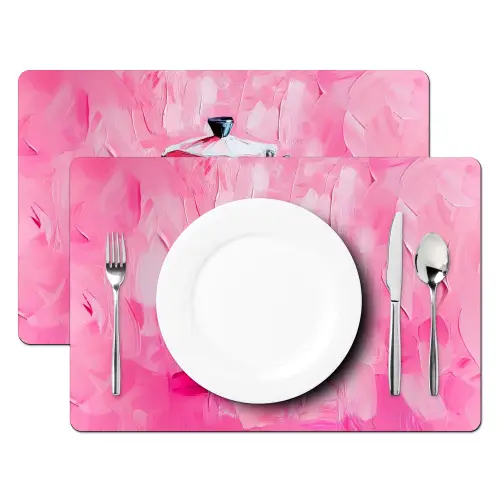Roze - Verf - Coffee Placemat vinyl groot -zzsfeer2_Kitchenyeah-website
