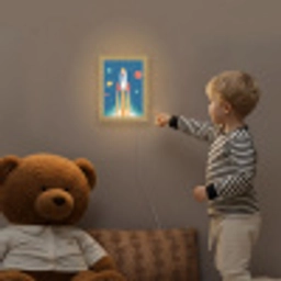 Raket - Planeten - Ruimte Light Box met kabel klein -sfeer4a_kind