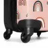 Rosy rainbows NBS - Handbagage koffer - Unisex middel -wiel