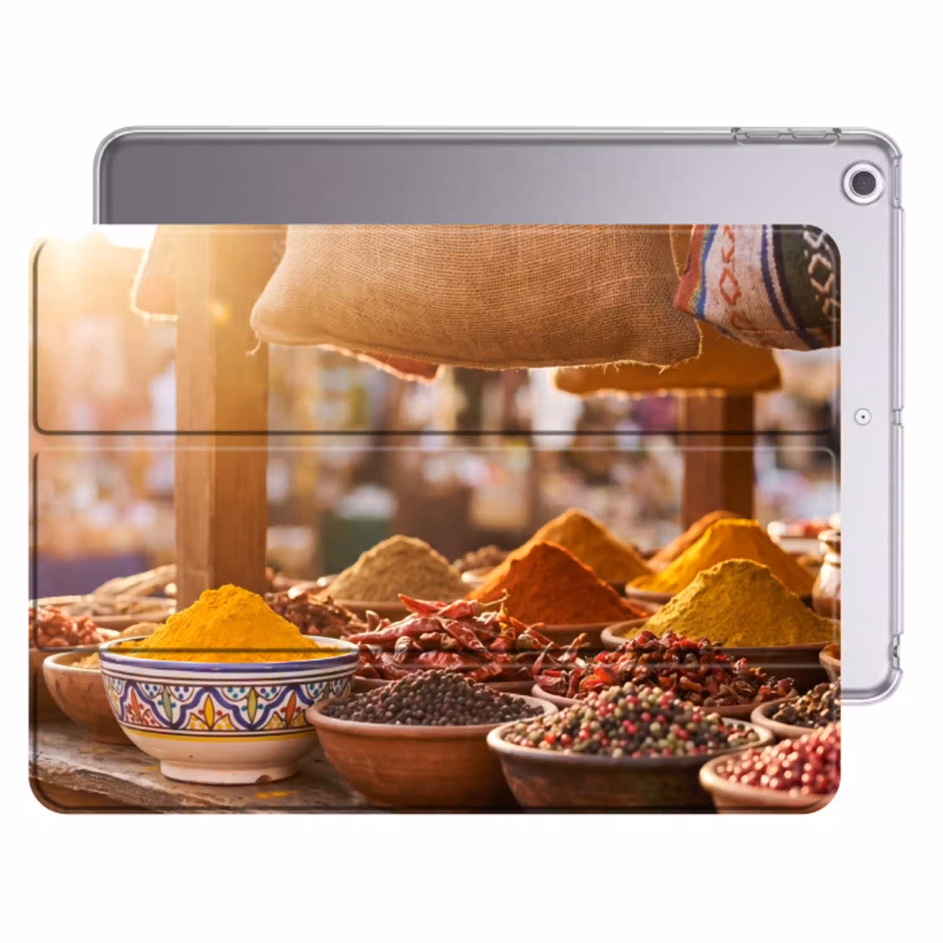 Specerijen - Markt - Kleurrijk Apple iPad 2017 middel -threedimensional_3d_global