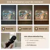 Huizen - Mozaïek - Sinaasappelbomen - Zee Light Box met batterij (Wandlamp) middel -USP_lichtkleurNL