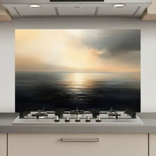Zon - Horizon - Zee keuken achterwand spatscherm klein -3d_website
