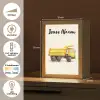 Kiepwagen - Getekend - Geel Light Box met kabel (Kinderlampje) klein -USP_NL