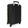Patronen - Schelp patroon in lavendel NBS - Handbagage koffer - Kinderen Unisex middel -achterkant