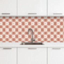 Retro - Klassiek - Roze keuken achterwand 2 middel 871 -3d