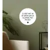 Spreuken - Quotes - Wat je allemaal met me doet Wandcirkel behangsticker klein -sfeer2