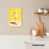 Wijnglas - Citroen - Geel - Minimalistisch KitchenYeah - Keuken - Canvas klein -sfeer1