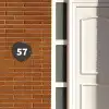 Donkergrijs - Traditioneel Naambord Organisch middel -sfeer3