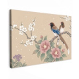 Bloemen - Vogels - Bloemen canvas 2cm klein -z3d