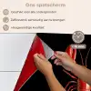 Kreeft - Glossier Rood - Zwart keuken achterwand spatscherm klein -spatscherm_NL