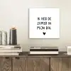 Ik heb de zomer in mijn bol - André Hazes - Spreuken - Quotes aluminium wit klein -sfeer1