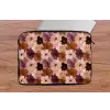 Bloemen - Abstract - Aardetinten laptophoes neopreen klein 279 -tafel