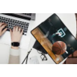 Basketbal - Arena - Sport laptophoes neopreen klein -bureau