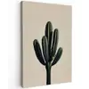 Cactus - Subtiel - Groen Tuinposter op houten frame 2 cm dik klein -3d