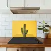 Cactus - Groen - Minimalistisch keuken achterwand spatscherm klein -sfeer2