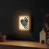 Liefde - Beige - Race Light Box met kabel (Wandlamp) klein -sfeer1