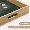Tulpen - Roze - Tekst - Love Dienblad Rechthoek middel -USP_HandgreepNL