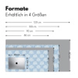Palmboom - Modern - Blauw Muismat XXL klein 681 -ysfeer5_duits